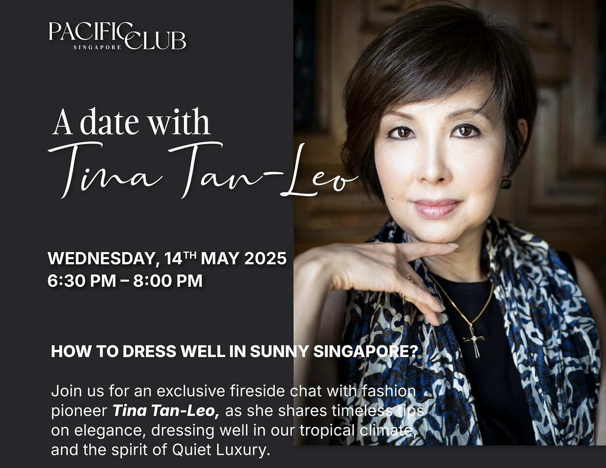 A date with Tina Tan-Leo original event invitation