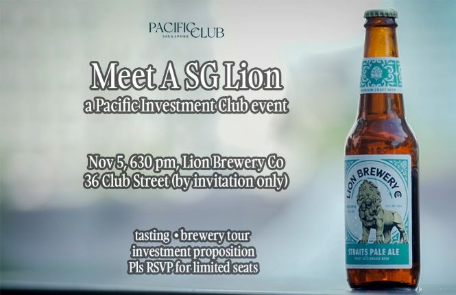 Meet a SG Lion original event invitation
