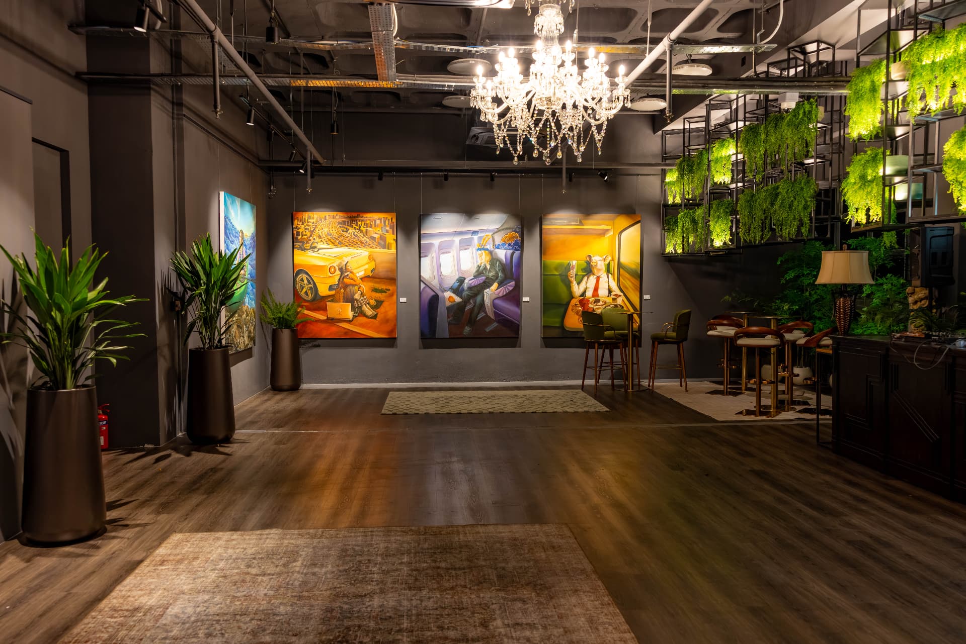Eden Room prepared for a private gathering
